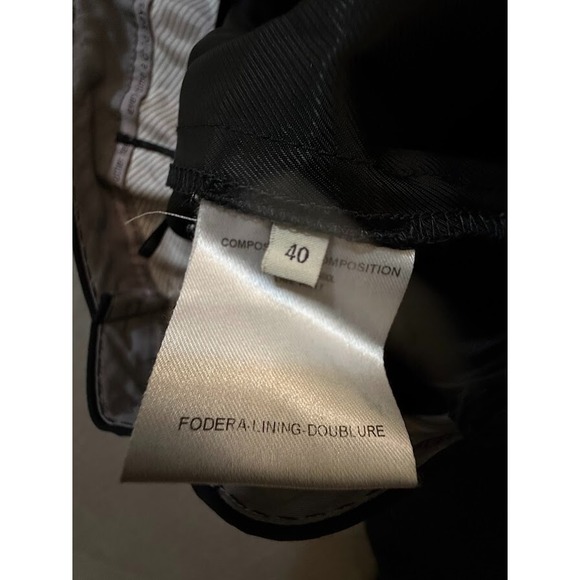 Stella‎ McCartney Pants Womens 40 Black Chino Wide Leg Ladies 30x30. - Picture 5 of 13